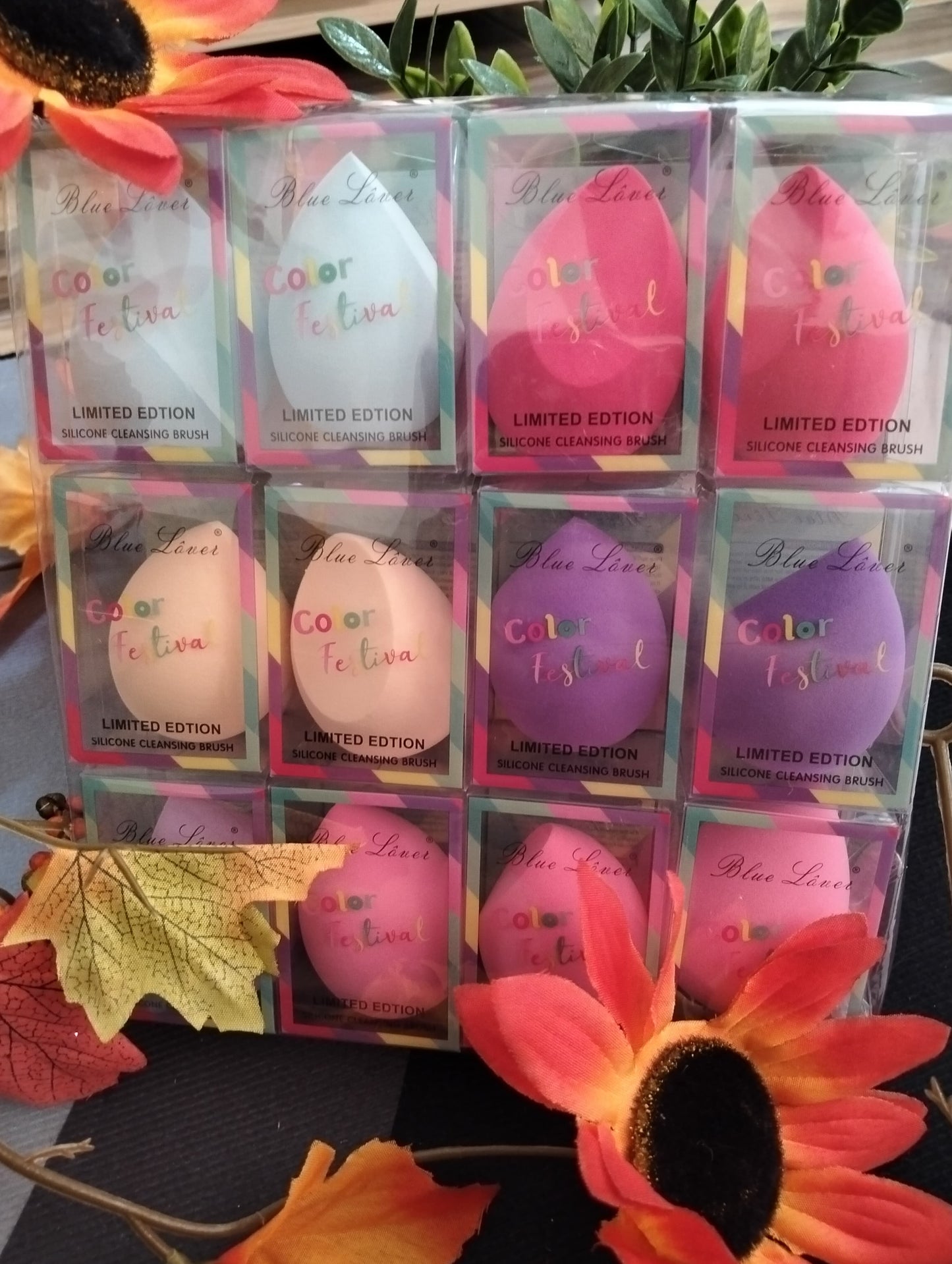 🌈 ESPONJA DE MAQUILLAJE BLUE LOVER – COLOR FESTIVAL (EDICIÓN LIMITADA)