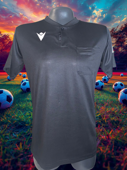 UNIFORME ARBITRO TÉCNICO BLACK PRECISION – SOBRIEDAD Y AUTORIDAD