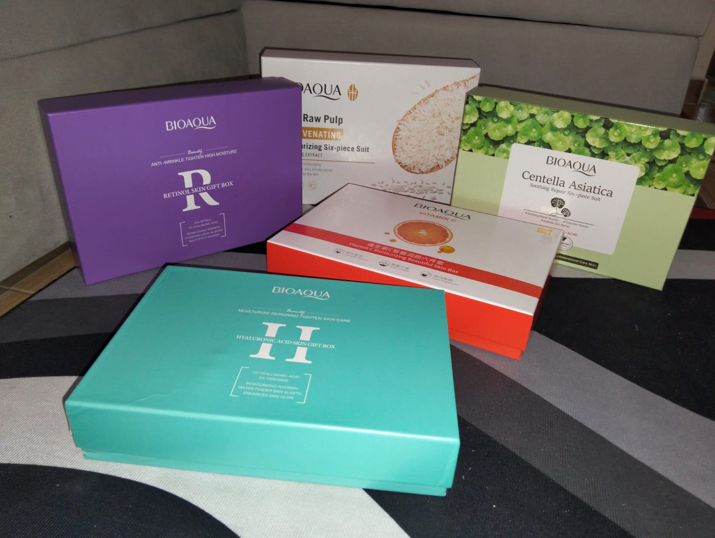 BIOAQUA CENTELLA ASIÁTICA – SET FACIAL ANTIACNE REPARADOR Y CALMANTE