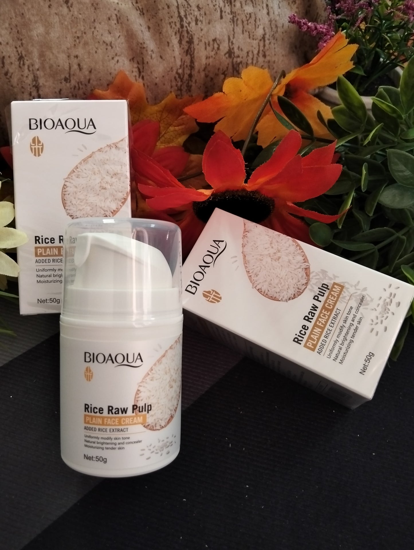 ✨ BIOAQUA RICE RAW PULP – CREMA FACIAL CON EXTRACTO DE ARROZ