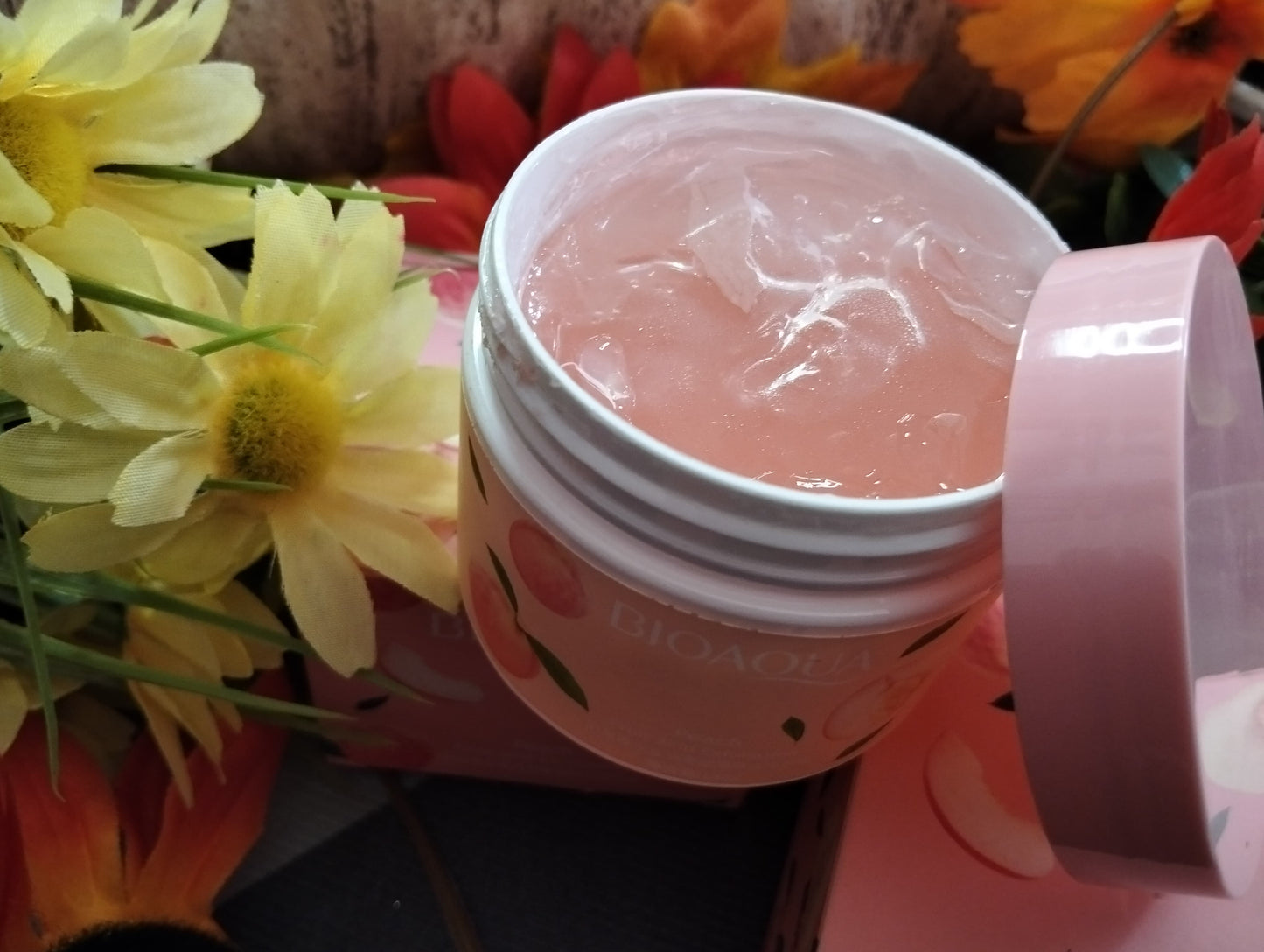 EXFOLIANTE FACIAL EN GEL DE DURAZNO BIOAQUA – PERLAS FINAS