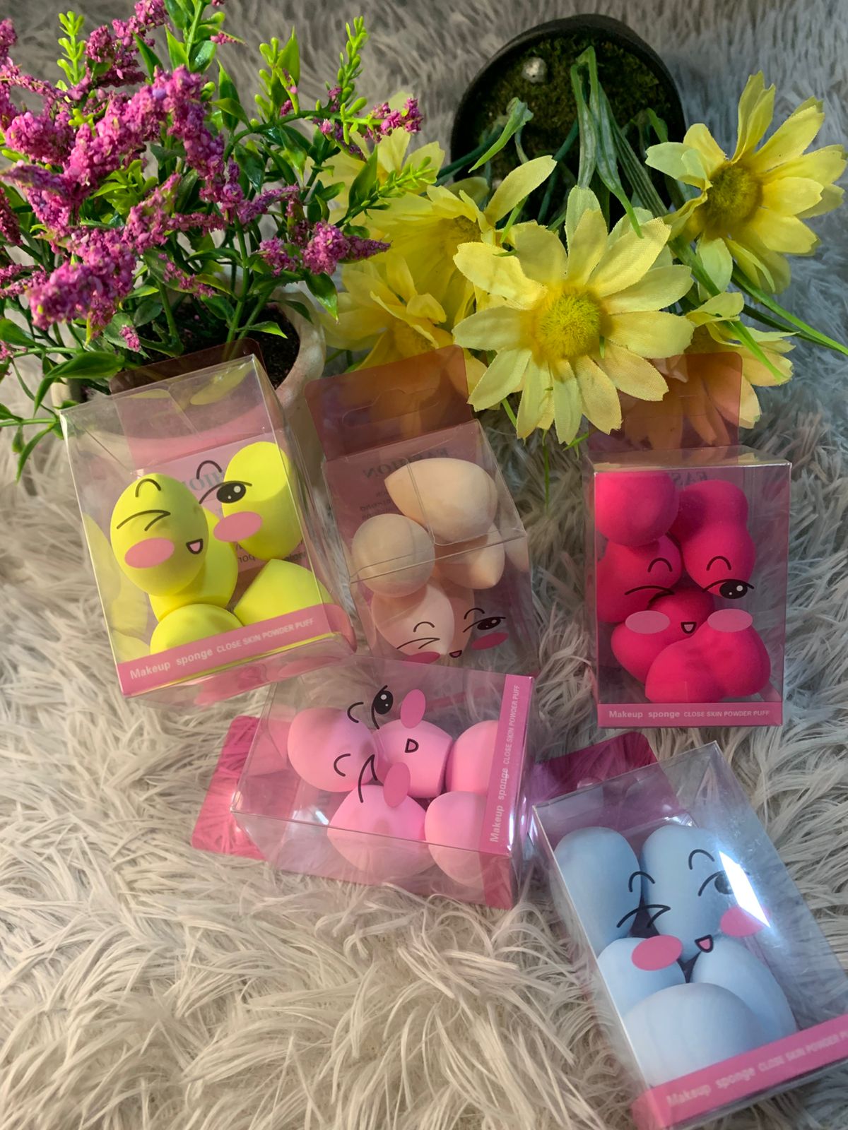 💖✨ SET DE ESPONJAS DE MAQUILLAJE KAWAII x – SUAVES, ADORABLES Y DE ALTA CALIDAD
