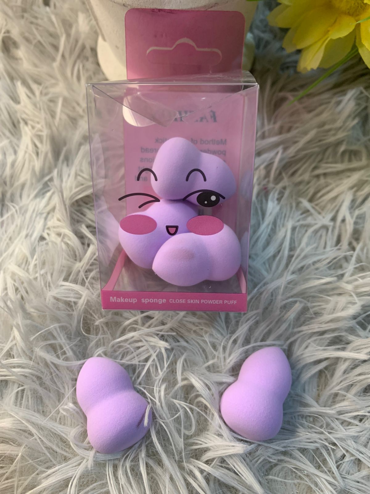 💖✨ SET DE ESPONJAS DE MAQUILLAJE KAWAII x – SUAVES, ADORABLES Y DE ALTA CALIDAD