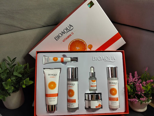🍊KIT DE LUJO BIOAQUA VITAMINA C – RUTINA COMPLETA PARA UNA PIEL RADIANTE