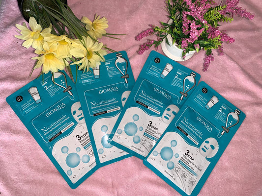 ✨ MASCARILLA FACIAL 3 EN 1 CON NIACINAMIDA – LIMPIA, HIDRATA Y REVITALIZA LA PIEL