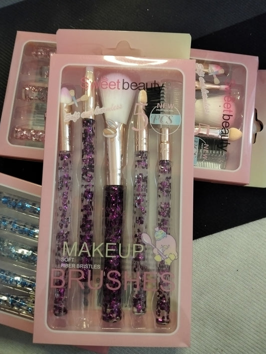 SET DE BROCHAS SWEET BEAUTY PARA MAQUILLAJE