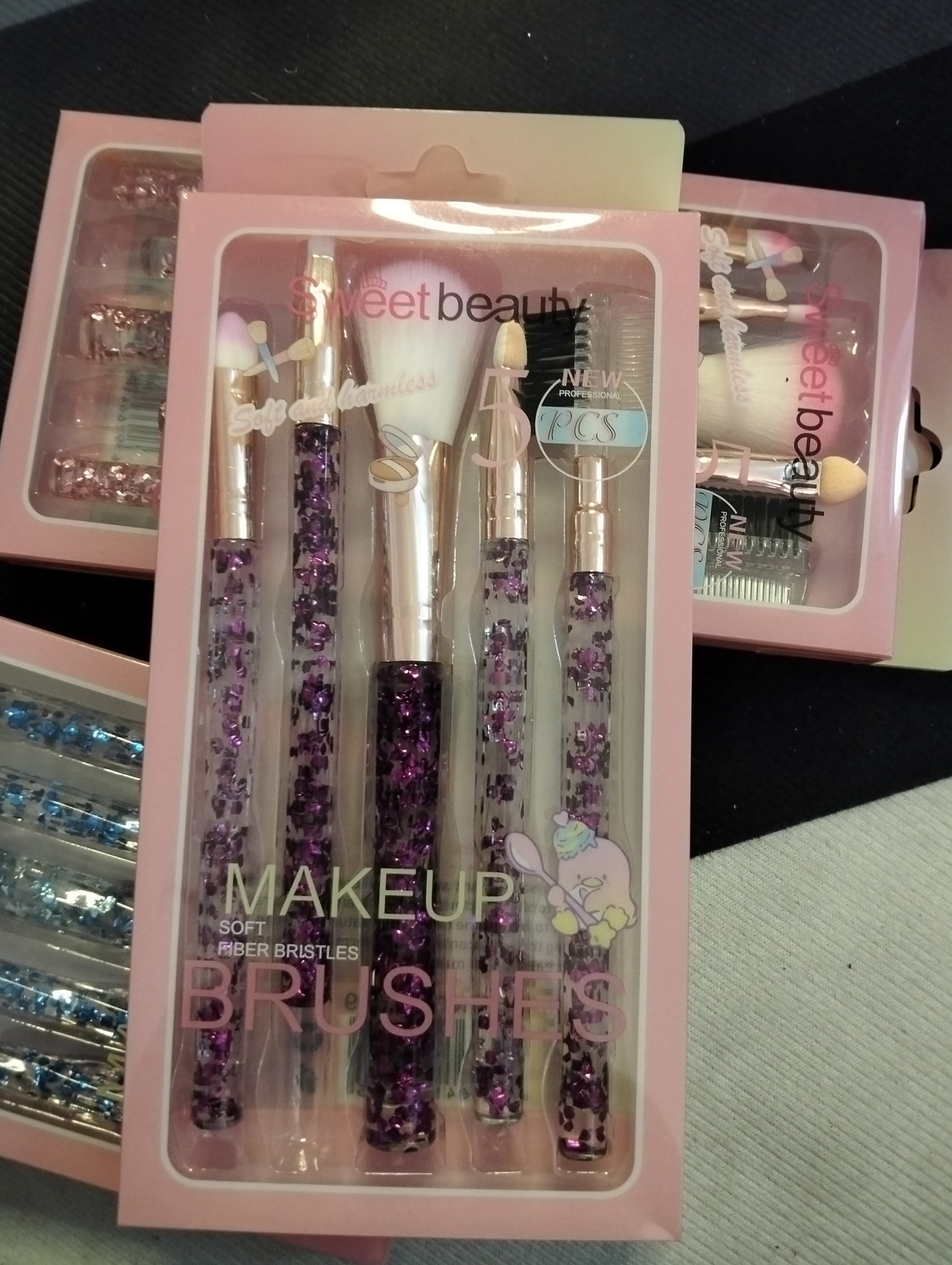 SET DE BROCHAS SWEET BEAUTY PARA MAQUILLAJE