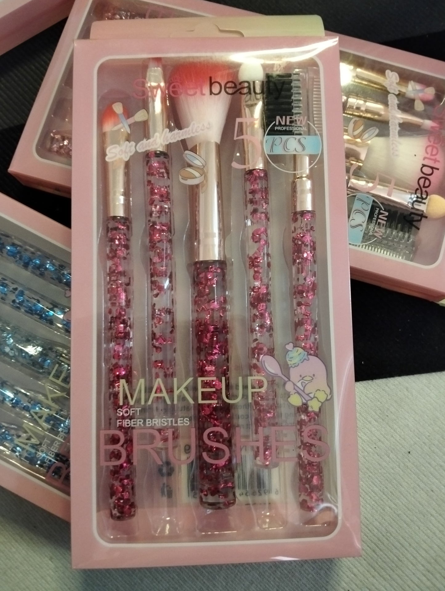 SET DE BROCHAS SWEET BEAUTY PARA MAQUILLAJE