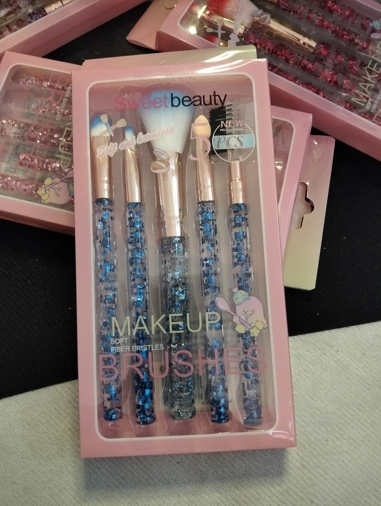 SET DE BROCHAS SWEET BEAUTY PARA MAQUILLAJE