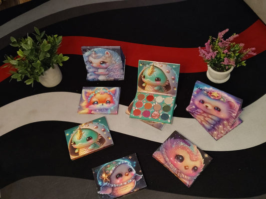 🐾 COLECCIÓN FANTASY EYES – PALETAS DE SOMBRAS X 12 COLORES