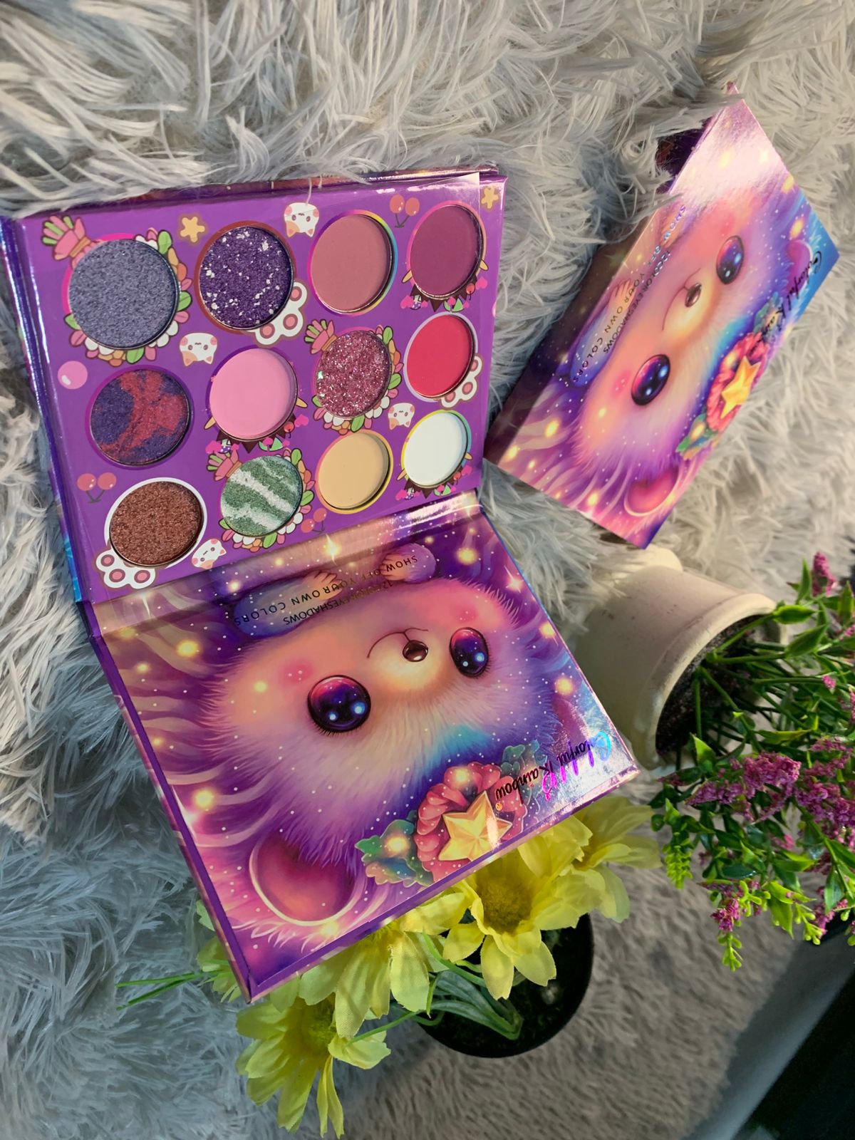🐾 COLECCIÓN FANTASY EYES – PALETAS DE SOMBRAS X 12 COLORES