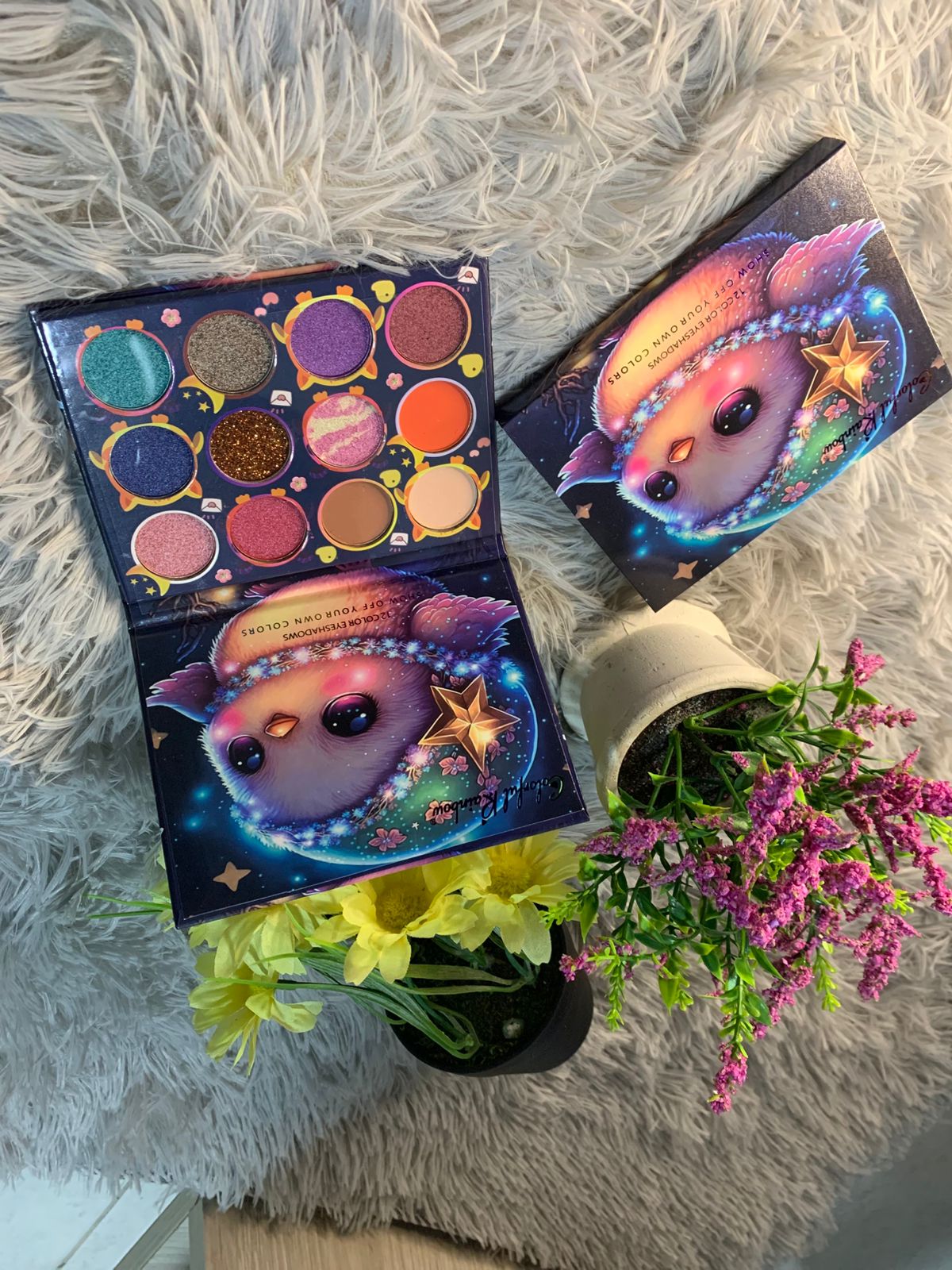 🐾 COLECCIÓN FANTASY EYES – PALETAS DE SOMBRAS X 12 COLORES