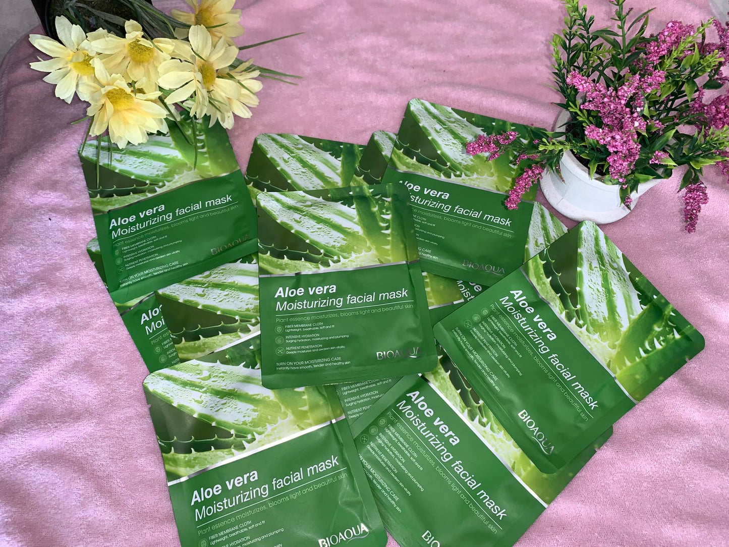 MASCARILLA BIOAQUA DE ALOE VERA – HIDRATACIÓN SUAVE Y CUIDADO NATURAL PARA TU PIEL