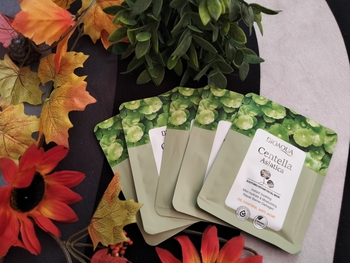 MASCARILLA FACIAL CENTELLA ASIÁTICA BIOAQUA CALMANTE Y REPARADORA